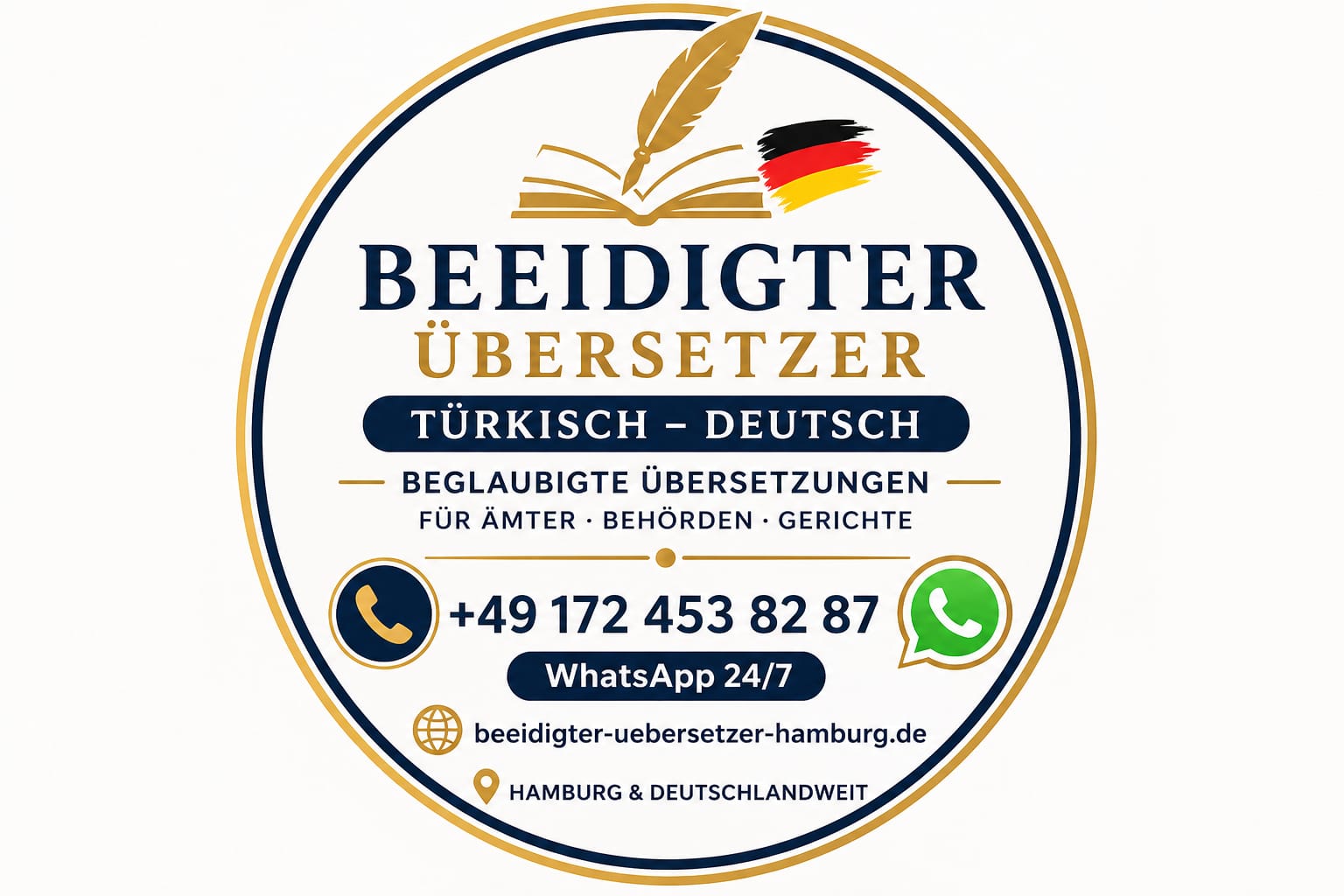 Beeidigter Übersetzer Hamburg – Türkisch Deutsch